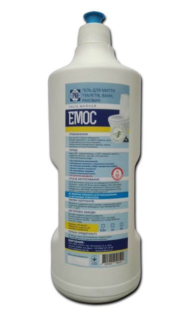 Гель для чищення унітазів з дезинфікуючою дією ЕМОС ЧИСТОЛЬ 500 мл